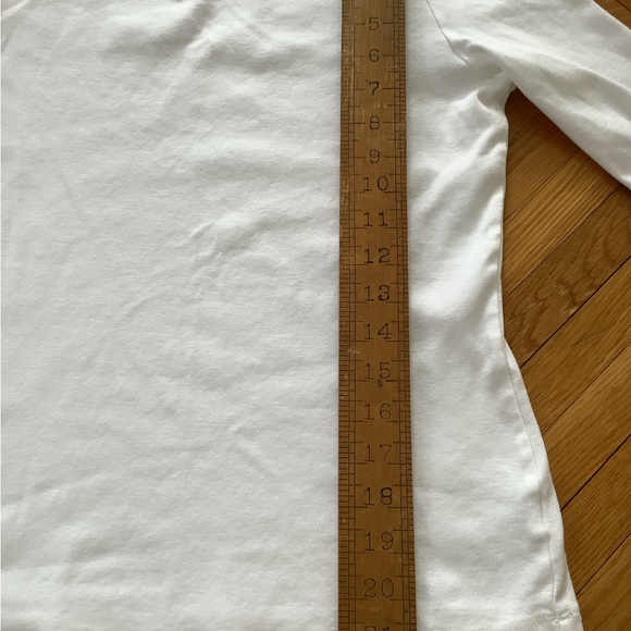 Talbots Classic White 3/4 length Sleeves Top - Picture 6 of 7